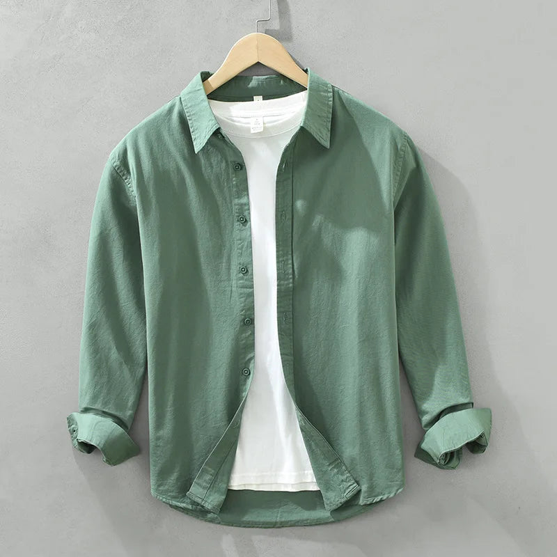 R&B | Lässige Langarmhemd Baumwolle Zeitloses Design