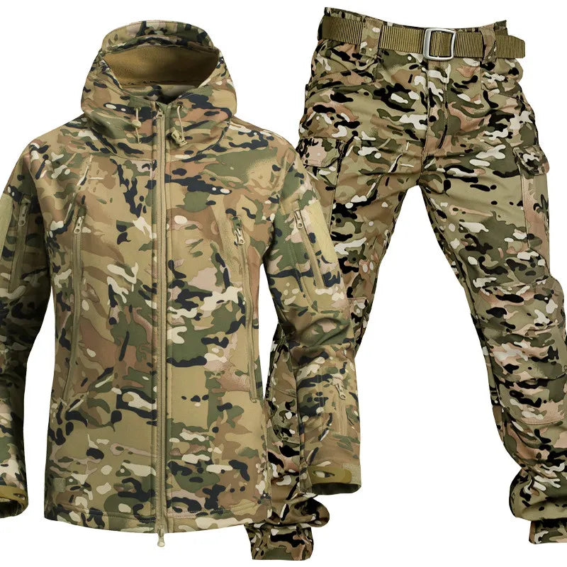 Herren multifunktionale Jacke mit Fleece-Innenfutter und Reißverschluss – R&B