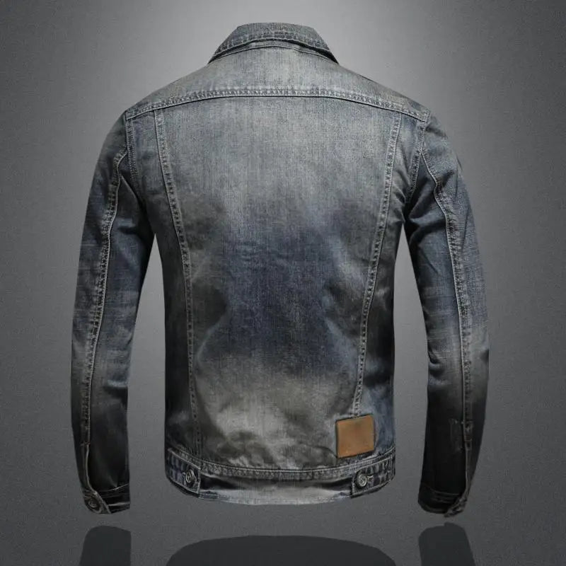 R&B | Lässige und stilvolle Herbst Vintage Jeansjacke für Herren