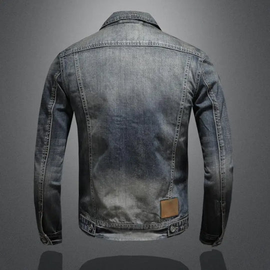 R&B - Lässige und stilvolle Herbst Vintage Jeansjacke für Herren