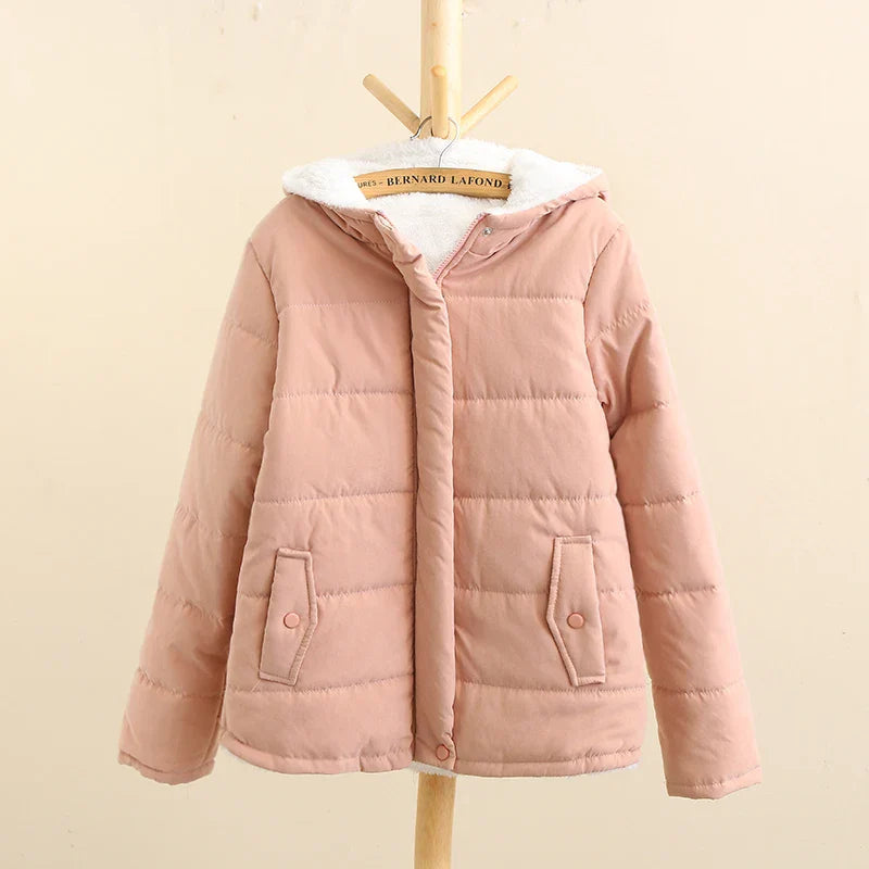 R&B | Winter Kapuzen Fleece-Gefütterte Jacke