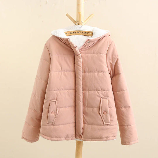 R&B | Winter Kapuzen Fleece-Gefütterte Jacke