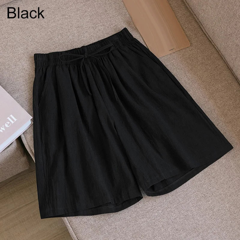 R&B | Baumwoll-Knie-Lange Shorts