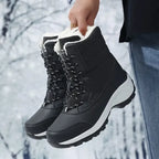 R&B | Plattform Outdoor Schnee Stiefel mit Fleece Warmen Knöchel Keil