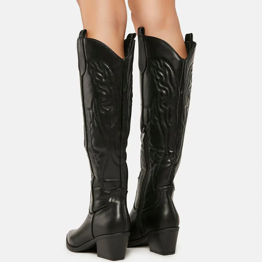 R&B | Robuste Cowboystiefel Bis Zum Knie
