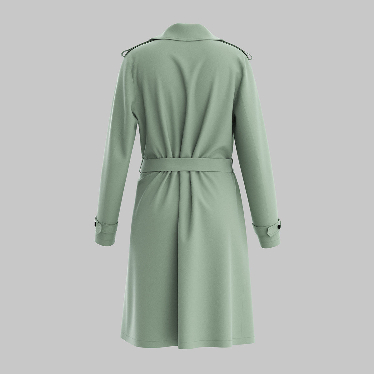 R&B | Klassischer Trenchcoat mit Gürtel