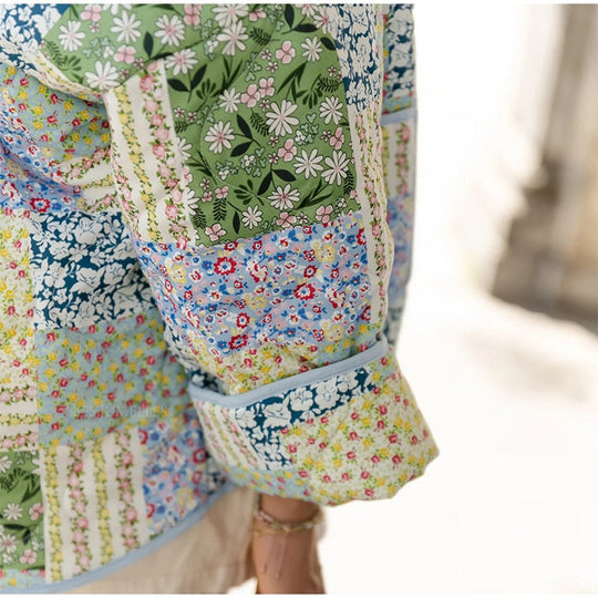Heidi-Mode | Lässige Patchwork Steppjacke