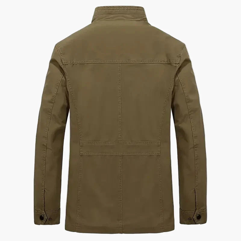 R&B | Freizeitjacke mit Stehkragen und Mehrfachtaschen - Lässige Übergangsjacke für Alltag und Outdoor