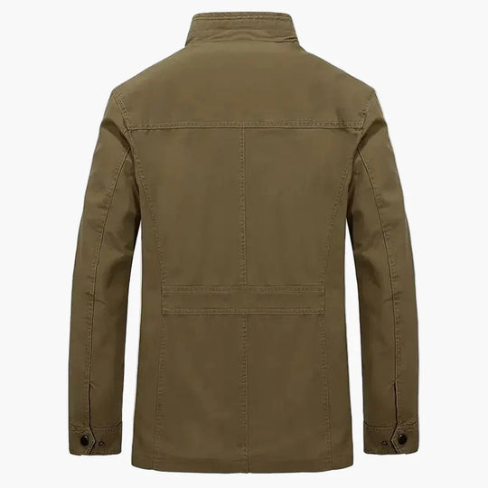 R&B | Freizeitjacke mit Stehkragen und Mehrfachtaschen - Lässige Übergangsjacke für Alltag und Outdoor