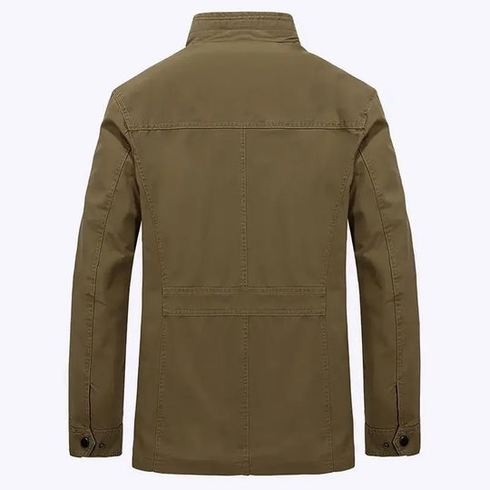 R&B | Outdoor Übergangsjacke mit Stehkragen und Mehrfachtaschen - Lässige Mode für Alltag und Freizeit