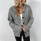 R&B | Strickjacke mit Kapuze