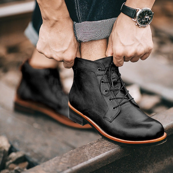R&B | Herren Lederstiefel