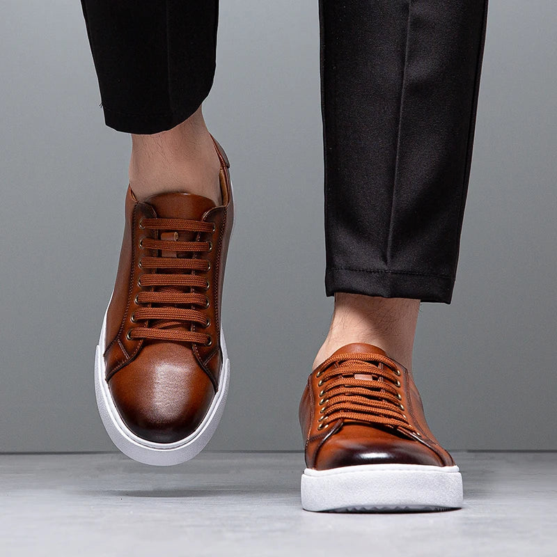 R&B | Leren Herren Sneaker