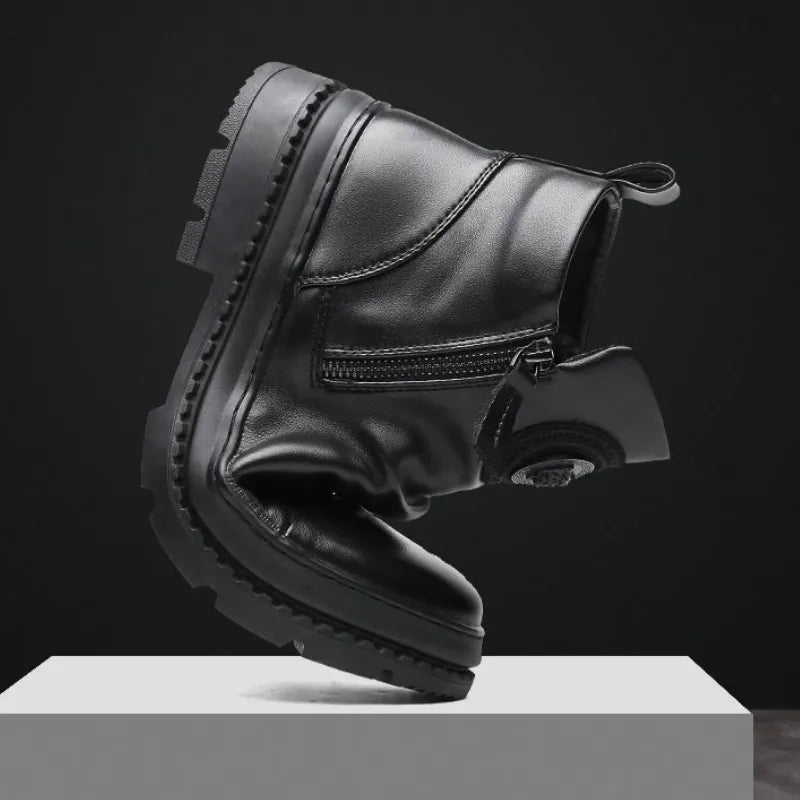 Herren Lederstiefel R&B