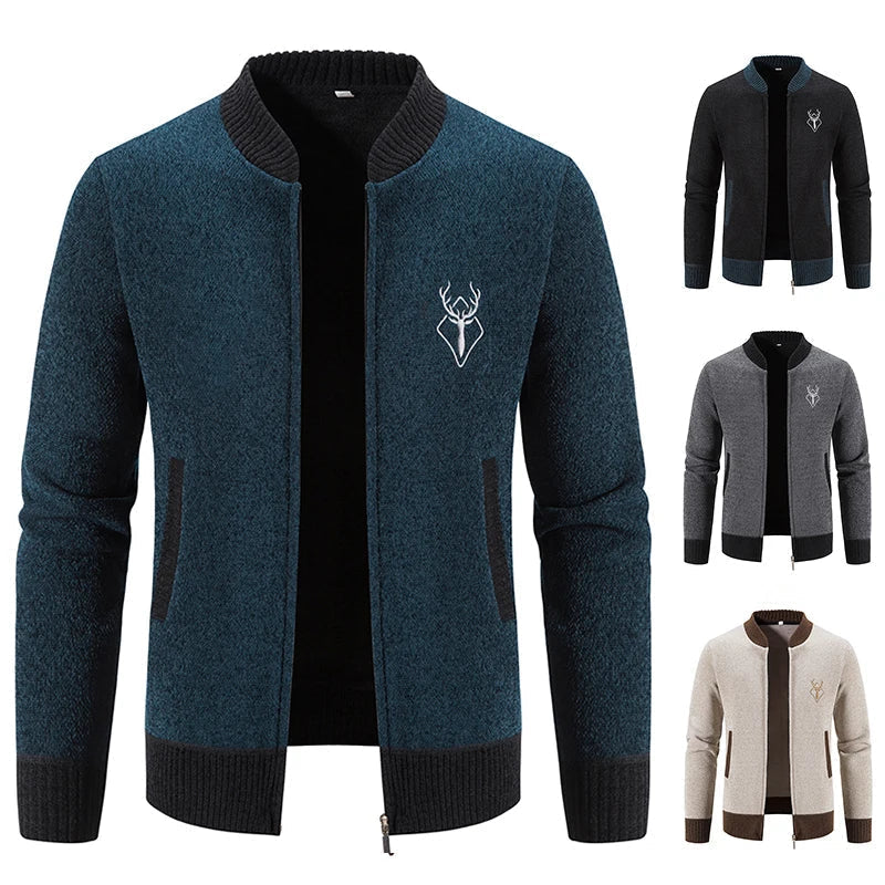 R&B | Lässige Strickjacke für Herren aus hochwertigem Garn