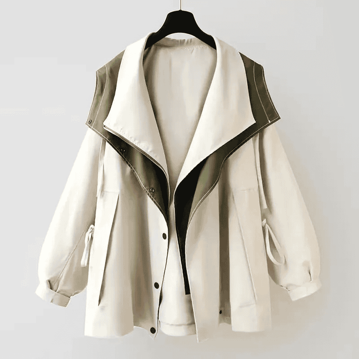 R&B | Oversized Damenjacke Mit Kapuze