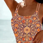 R&B | Stylischer Bedruckter Tankini Badeanzug