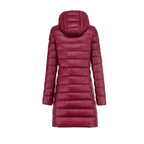 R&B | Lange Leicht Gepolsterte Jacke mit Abnehmbarem Kapuze für Frauen Ideal für Den Winter