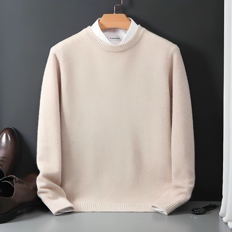 R&B | Strickpullover Wollmischung Klassisch, Warm