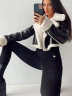 R&B | robuste fleecegefütterte kurze Jacke