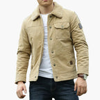 R&B | Freizeitjacke mit Fleecekragen - Modische Outdoor Übergangsjacke für Alltag und Abenteuer