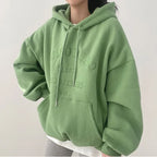R&B | Oversized Damen Hoodie Mit Stickerei