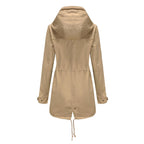 R&B | Damen Elegante Wasserdichte Regenjacke Für Outdoor Aktivitäten
