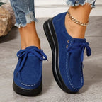 Wildleder-Schnürschuhe mit rutschfester Sohle R&B R&B