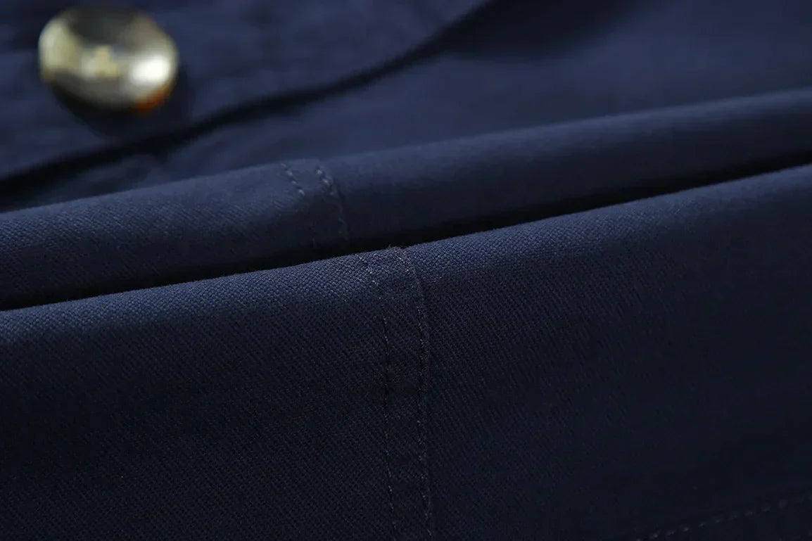 R&B | Stylischer langer Herbst-Trenchcoat für Herren
