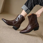 R&B | Stil Spitz Zulaufende Stiefeletten für Frauen