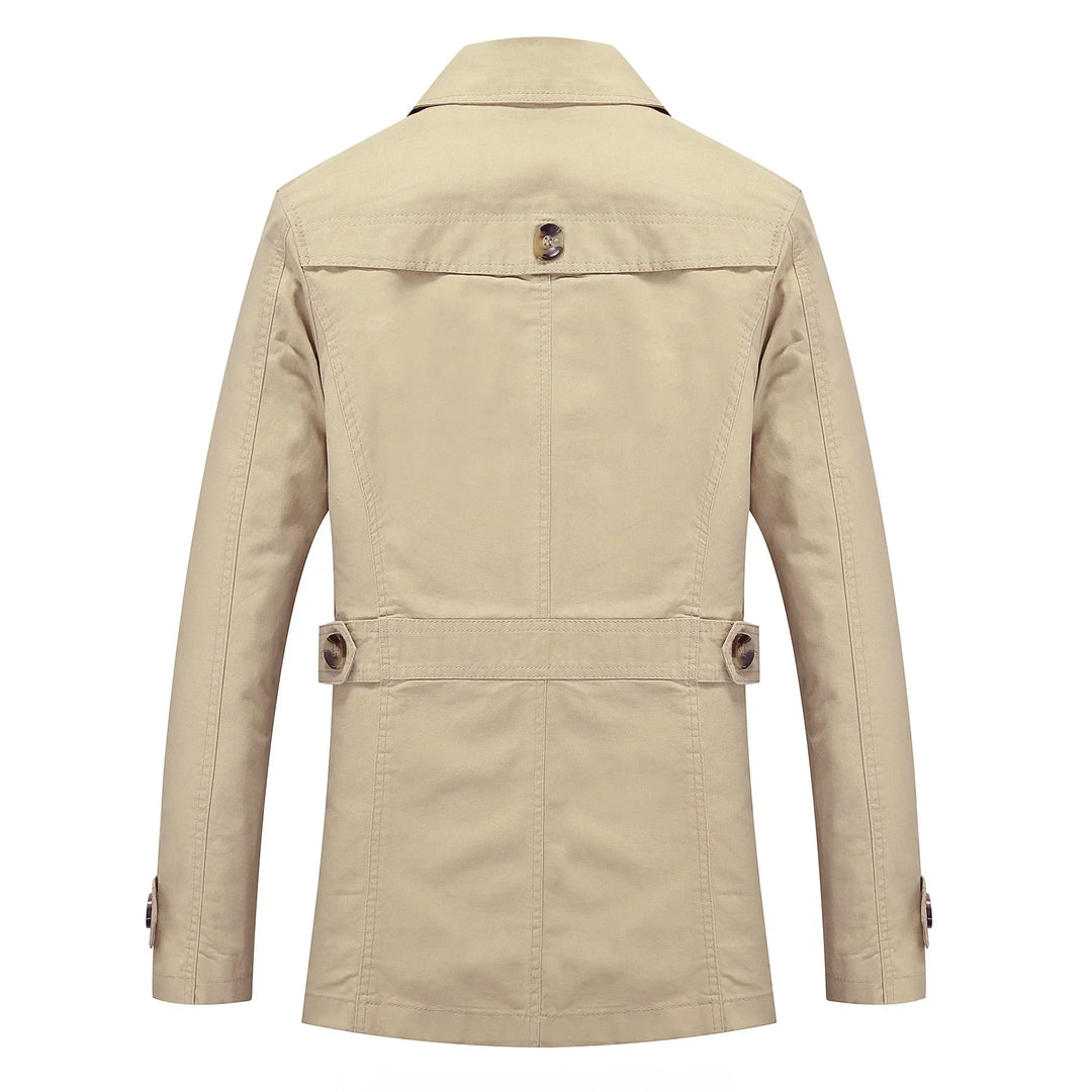 R&B - Stylischer langer Herbst-Trenchcoat für Herren