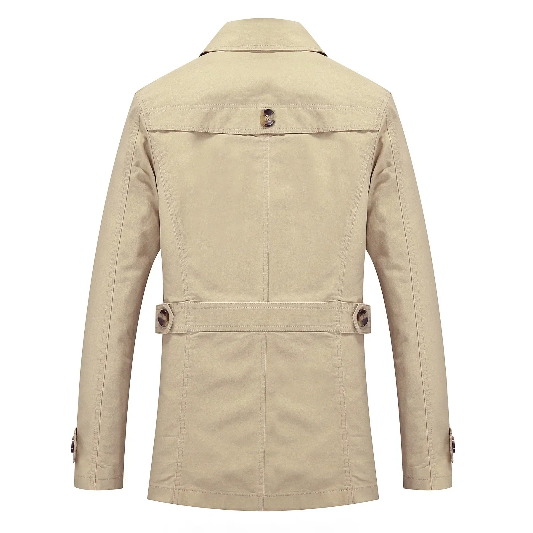 R&B | Stylischer langer Herbst-Trenchcoat für Herren