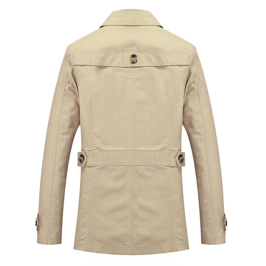 R&B - Stylischer langer Herbst-Trenchcoat für Herren