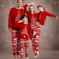 R&B | Weihnachtsfamilien passende Schlafanzugset Rot