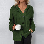 R&B | Strickjacke mit Kapuze