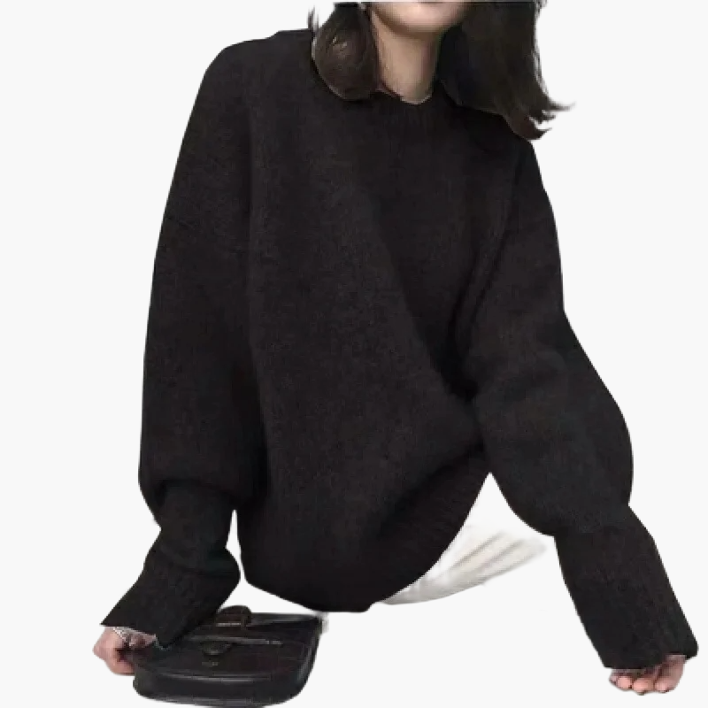 R&B | Oversize-Pullover Im Retro-Stil für Herbst und Winter - Modischer, Weiter Schnitt, Perfekt für Den Alltag