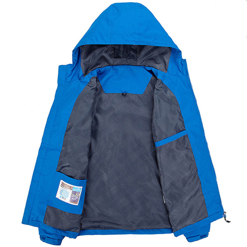 R&B | Wasser- und winddichte Jacke mit Kapuze