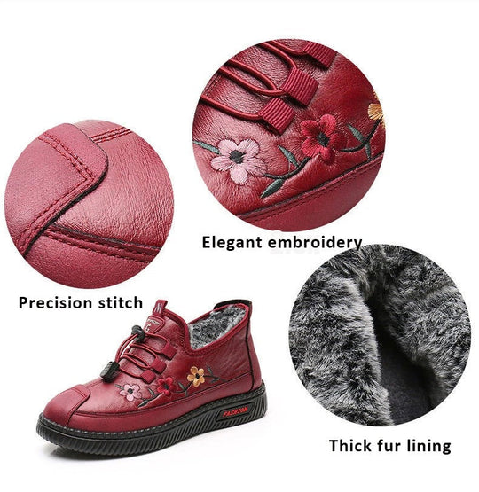 Gemma Leder Winter Sneaker | Stylisch & Bequem R&B