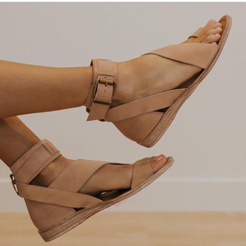 R&B | Sandalen mit Kreuzband und Zehenring