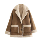 R&B | Fleece-Jacke mit Wolle für Damen