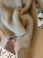 R&B | Strickjacke mit Reißverschluss und Elegantem Kragen - Modischer Cropped Cardigan für Alltag und Büro