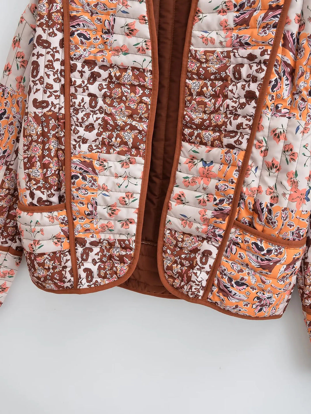 R&B | Wintermantel mit Blumenmuster