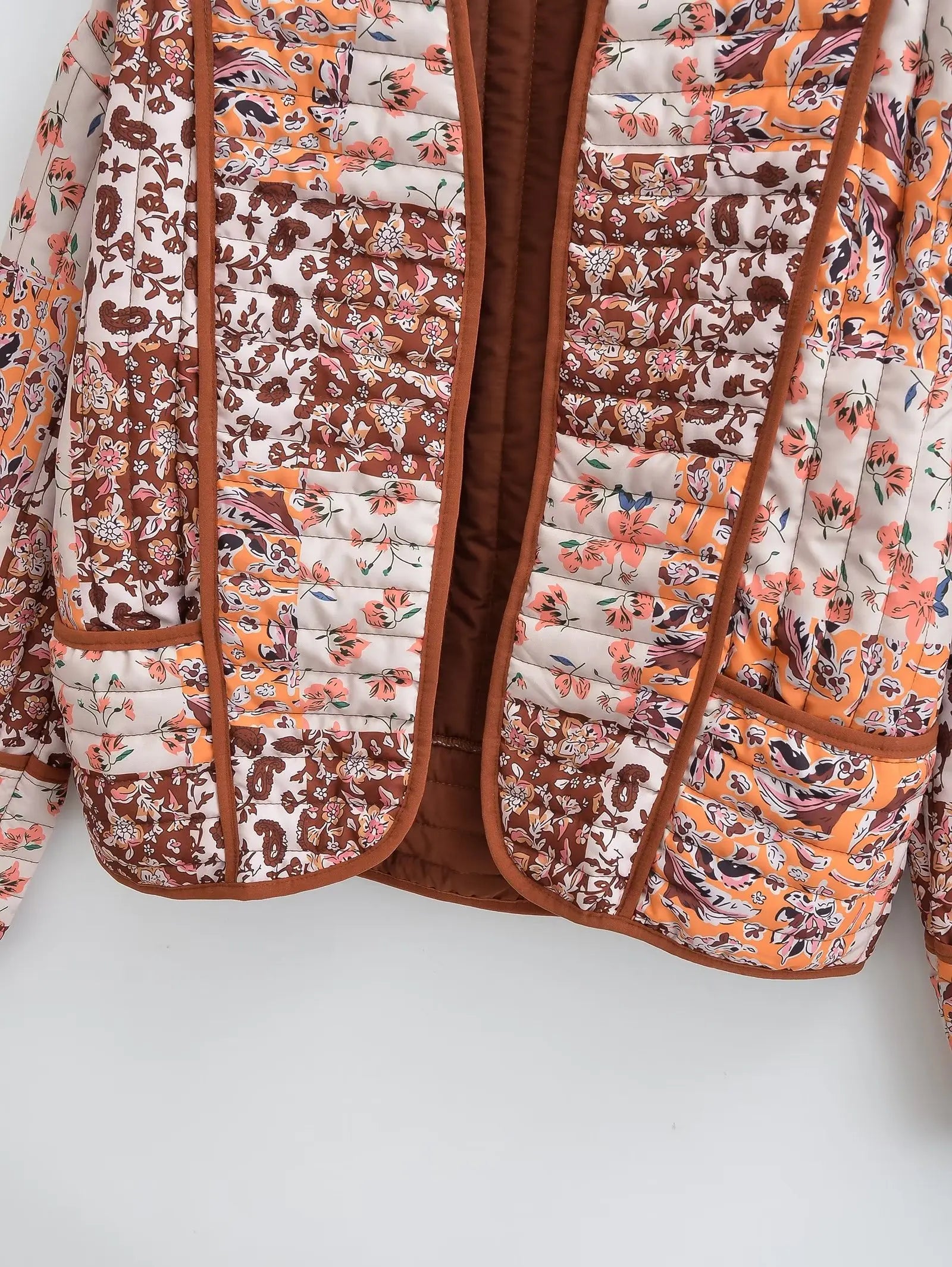 R&B | Wintermantel mit Blumenmuster