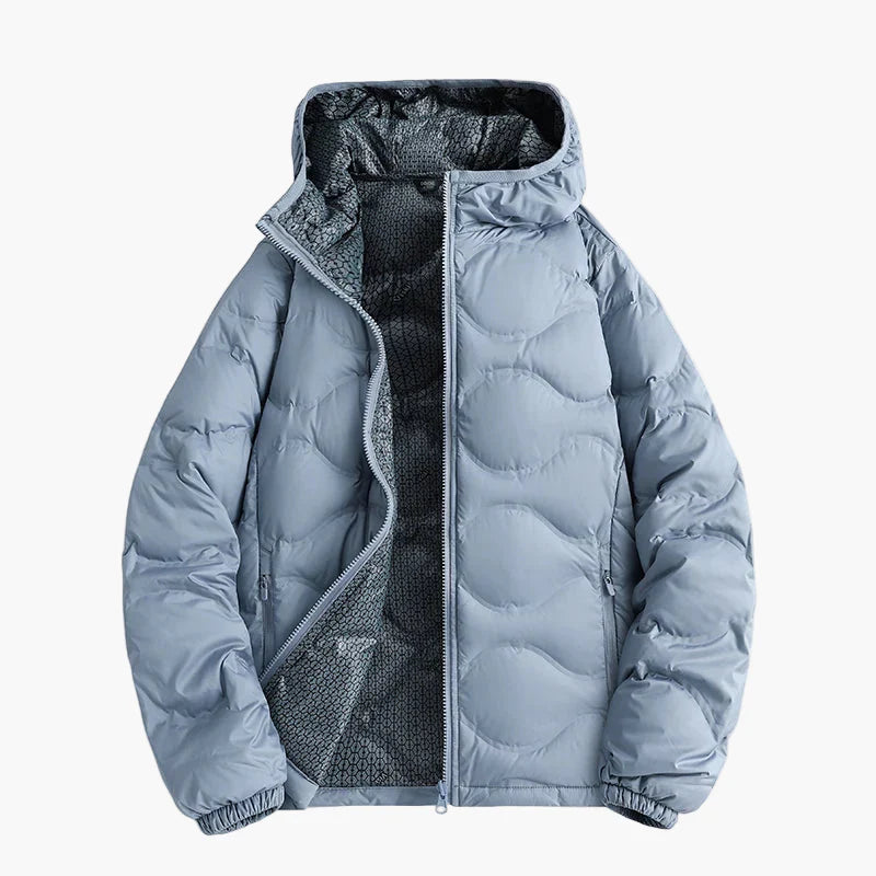 R&B | Steppjacke mit Kapuze - Winter Outdoor Freizeitjacke