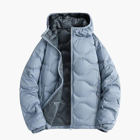 R&B | Steppjacke mit Kapuze - Winter Outdoor Freizeitjacke