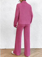R&B | Gestrickte Hose und Rollkragenpullover für Damen