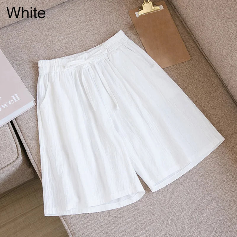 R&B | Baumwoll-Knie-Lange Shorts