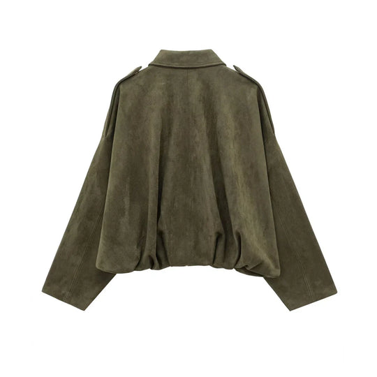 R&B | Faux Suede Jacke