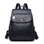 R&B | Großer Leder Rucksack mit DiR&Bstahlschutz für Damen