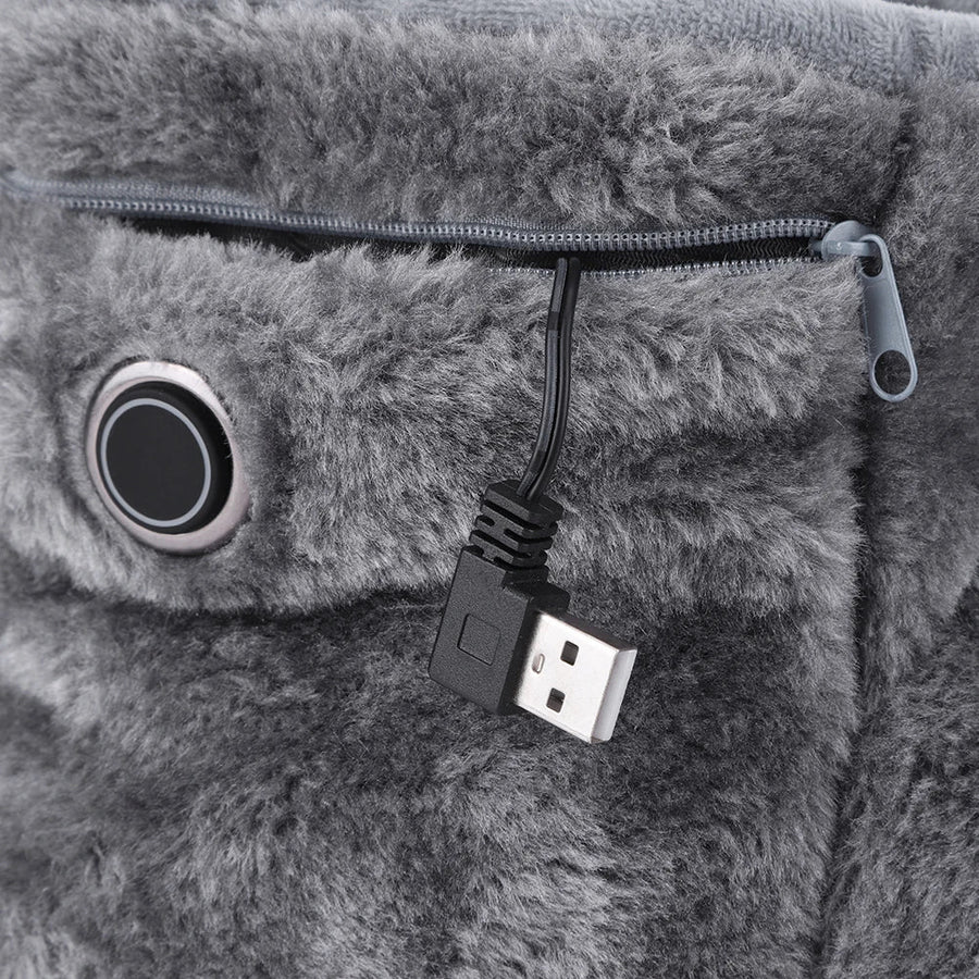 Komfortable USB-beheizte Stiefel mit Reißverschluss R&B